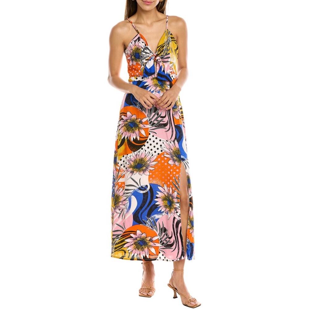 Walter Baker Natasha Midi Dress Size 6 Floral Cut Out‎ Style